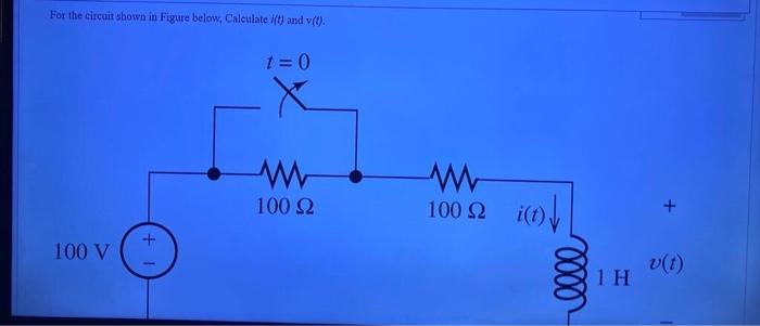 Solved For The Circuit Shown In Figure Below, Calculate It | Chegg.com