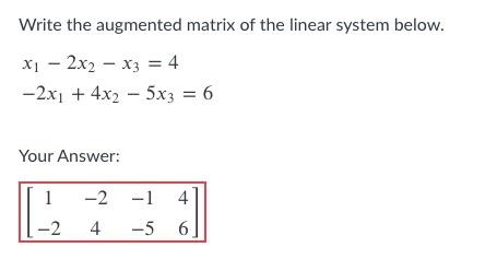 Solved linear algebra write the general solution to the | Chegg.com