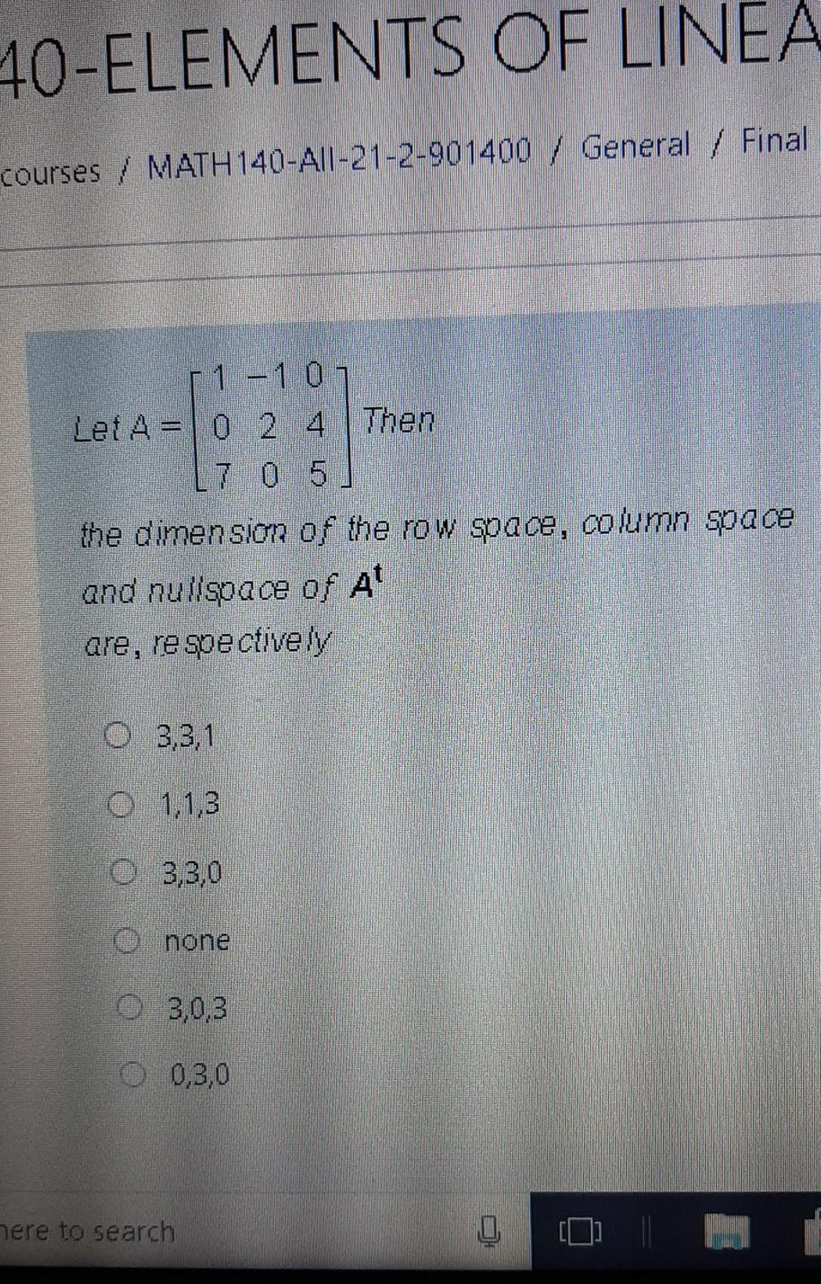 Solved 40-ELEMENTS OF LINEA courses / | Chegg.com