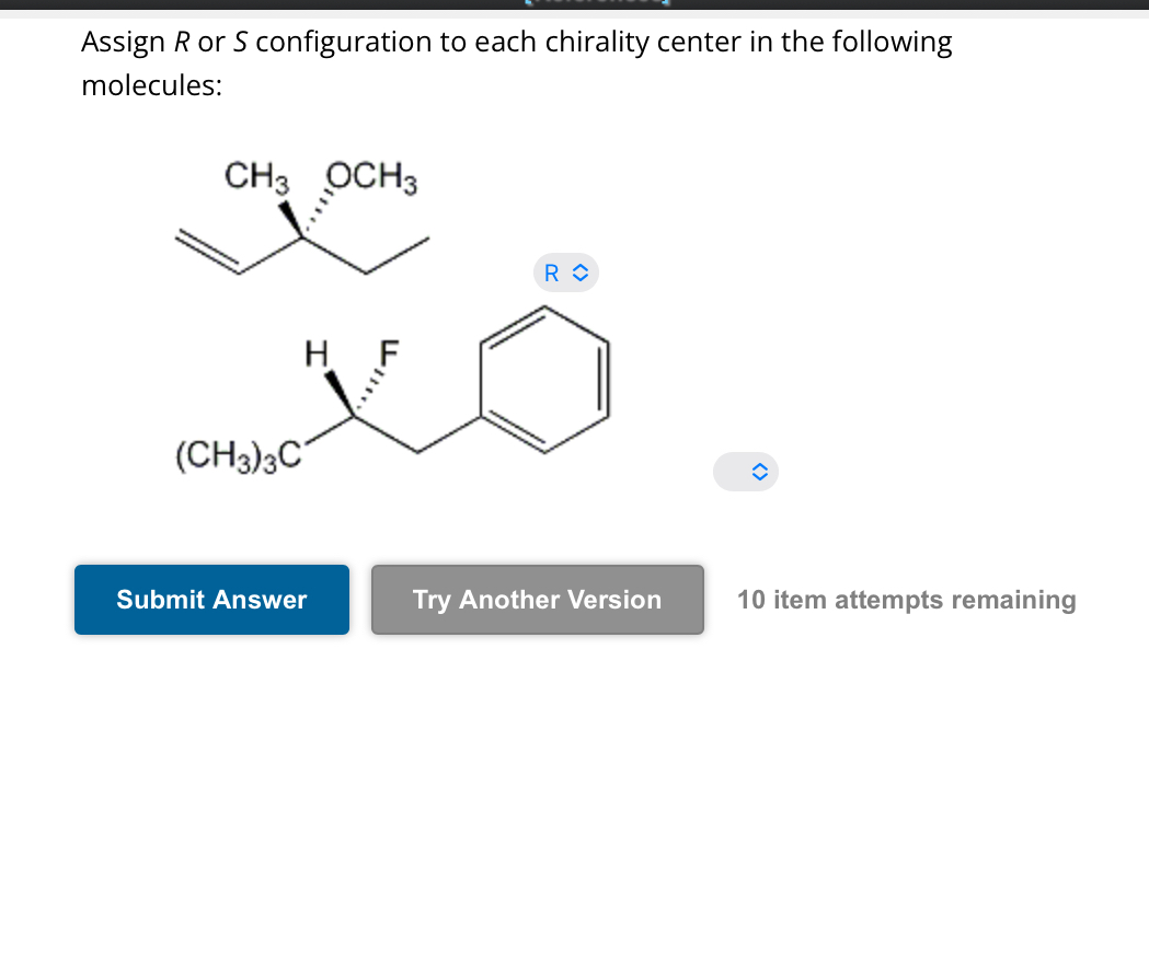 Solved Assign \( ﻿R \) ﻿or \( ﻿S \) ﻿configuration to each | Chegg.com