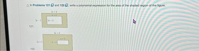Solved Δ In Problems 121 므 and 122 므, write a polynomial | Chegg.com