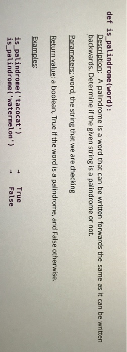 Solved In pythonNot Allowed: not allow to use loop, import | Chegg.com