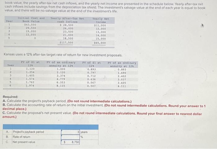 net book value income tax
