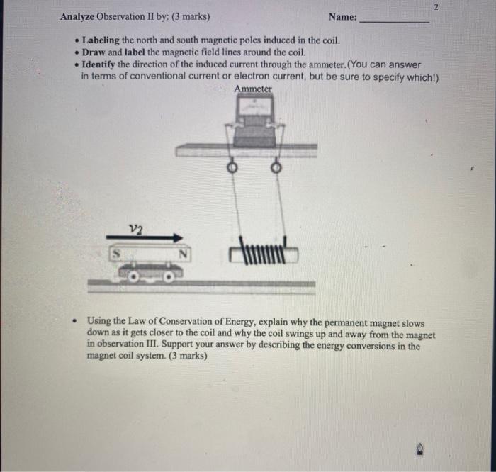 Solved A teacher performed a classroom demonstration of | Chegg.com