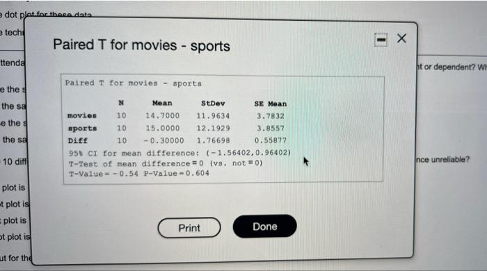 Solved random sample of 10 students were surveyed on their | Chegg.com