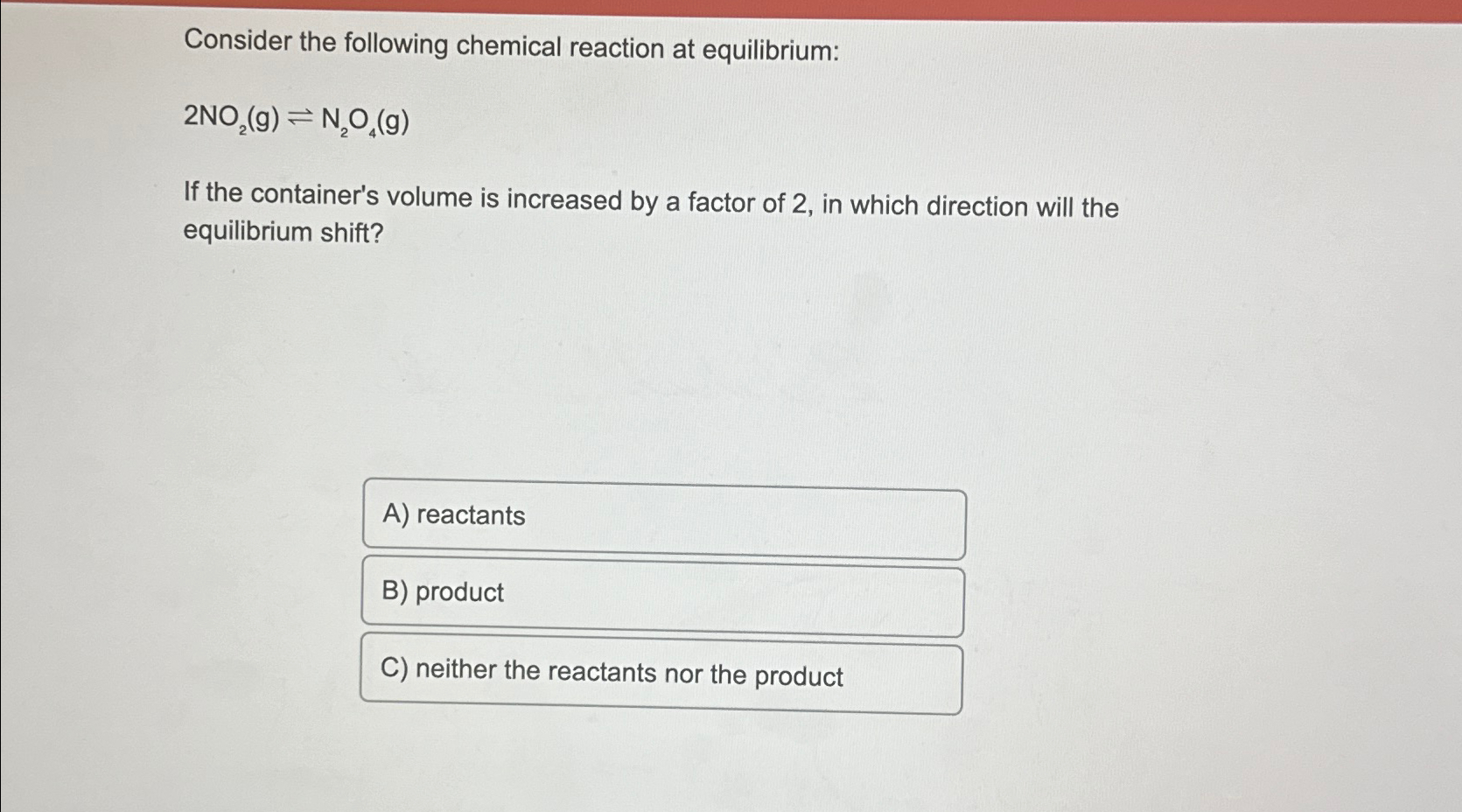 Solved Consider the following chemical reaction at | Chegg.com