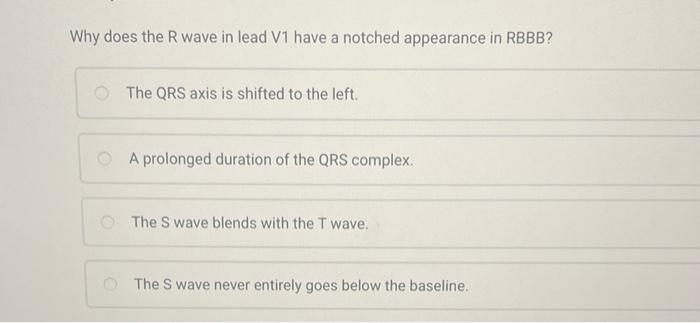 Solved Why does the R wave in lead V1 have a notched | Chegg.com