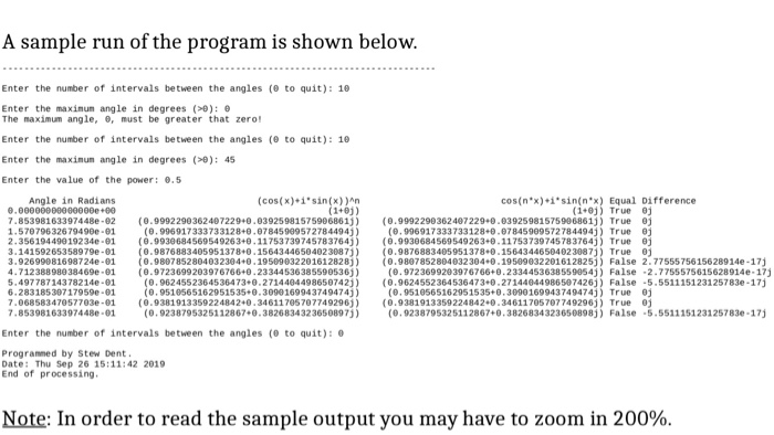 Question 2 - complex numbers (use Python's value for | Chegg.com