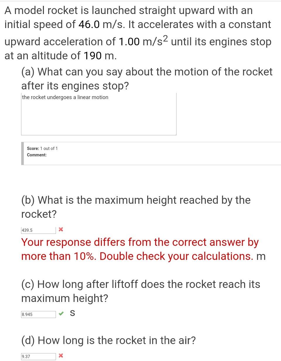 Solved A student throws a set of keys vertically upward to