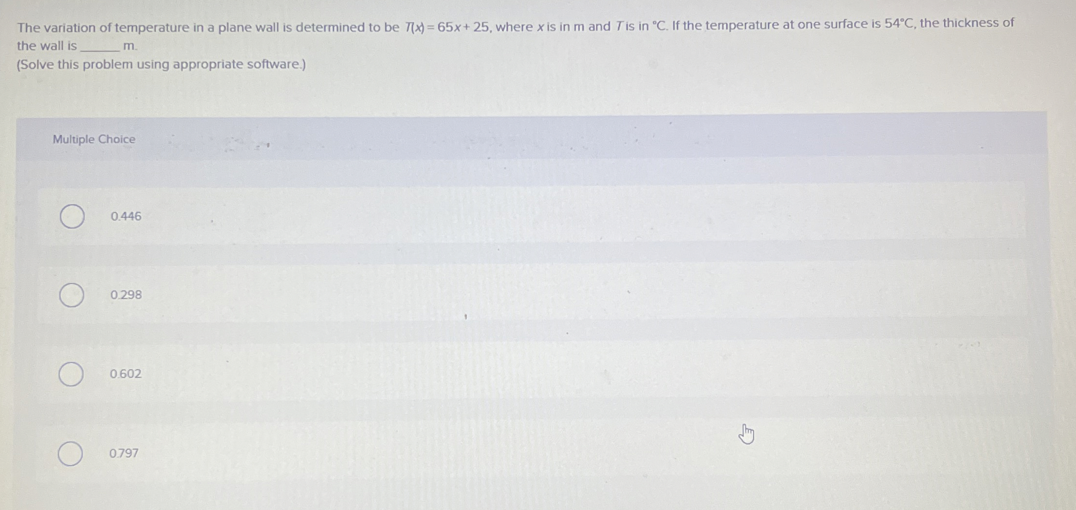Solved The variation of temperature in a plane wall is | Chegg.com