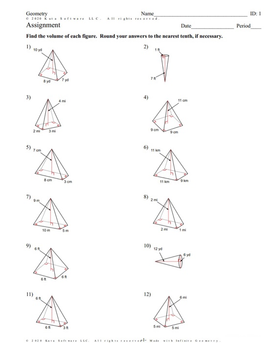 geometry kuta software assignment answers