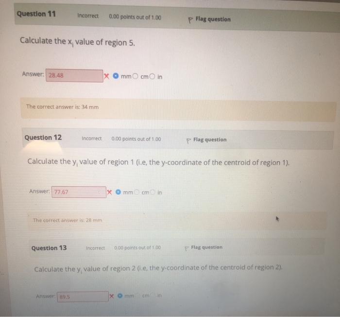 Solved Question 1 Incorrect 0.00 points out of 1.00 P Flag | Chegg.com