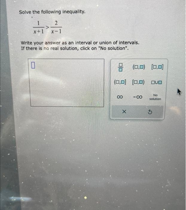Solved Solve the following inequality. x+11>x−12 Write your | Chegg.com
