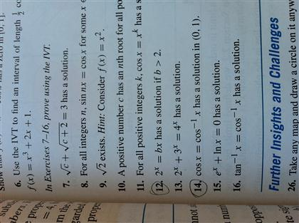 Solved Use the IVT to find an interval of length 1/2 f(x) = | Chegg.com
