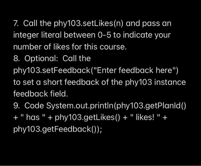 Solved Code a Last.java program that has a main method and | Chegg.com
