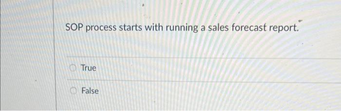 Solved SOP balances between supply and demand. True | Chegg.com