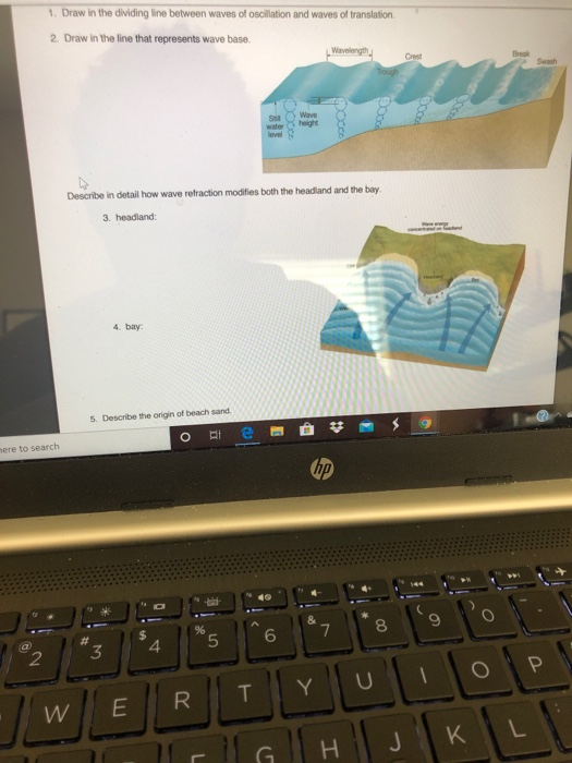 1 Draw In The Dividing Line Between Waves Of Osci Chegg Com