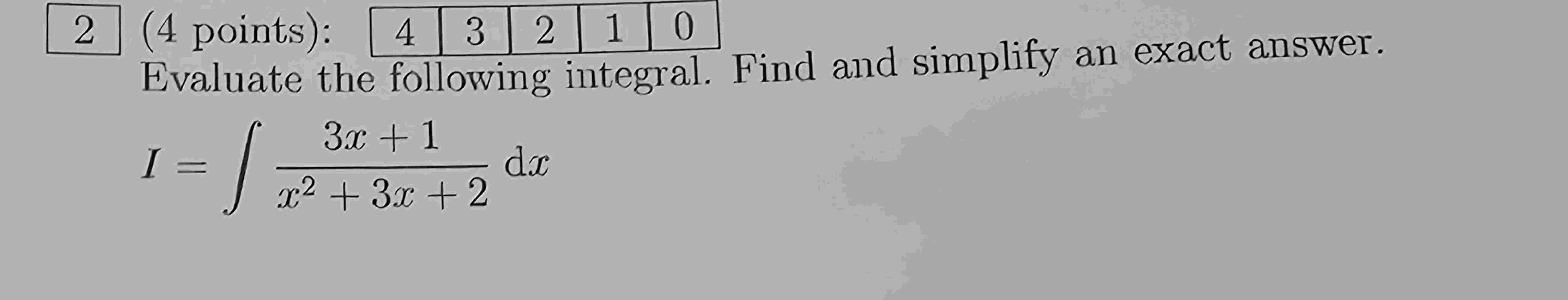 Solved Evaluate the following integral. Find and simplify an | Chegg.com