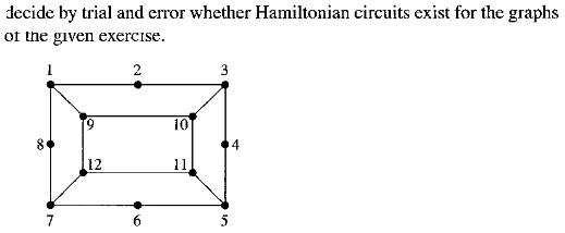 Solved decide by trial and error whether Hamiltonian | Chegg.com
