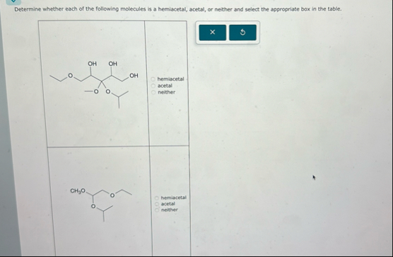 Determine whether each of the following molecules is | Chegg.com