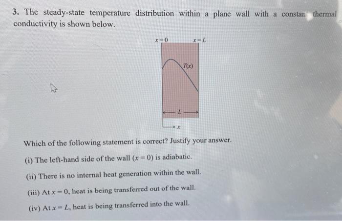 Solved 3. The steady-state temperature distribution within a | Chegg.com