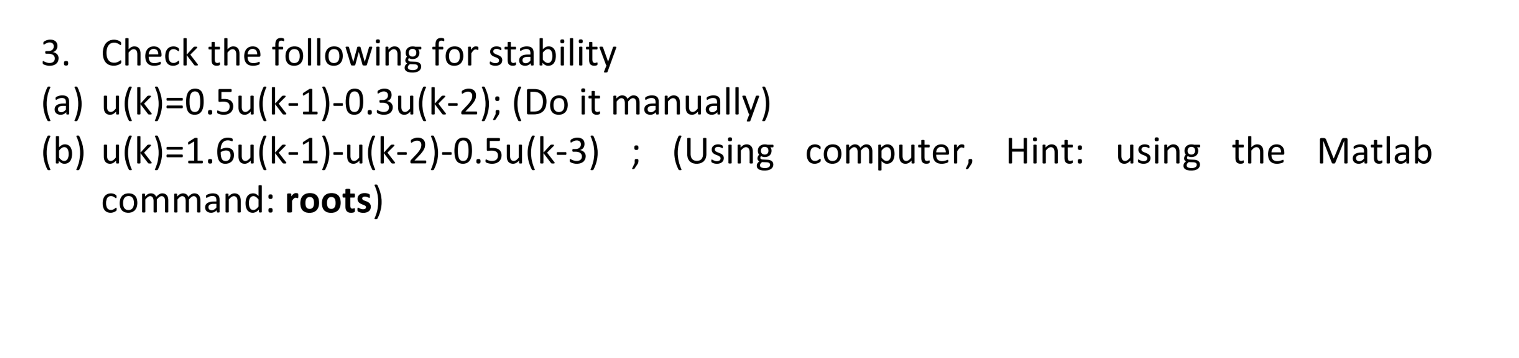 Solved Check the following for | Chegg.com
