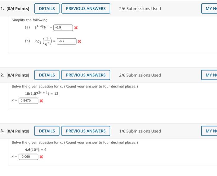 Solved 1. [0/4 Points] DETAILS PREVIOUS ANSWERS 2/6 | Chegg.com