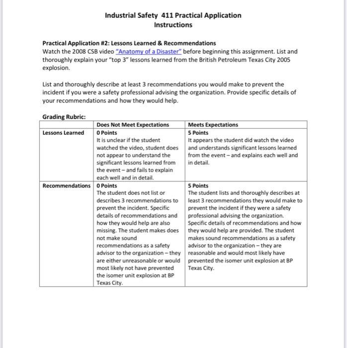 Instructions Practical Application #2: Lessons | Chegg.com