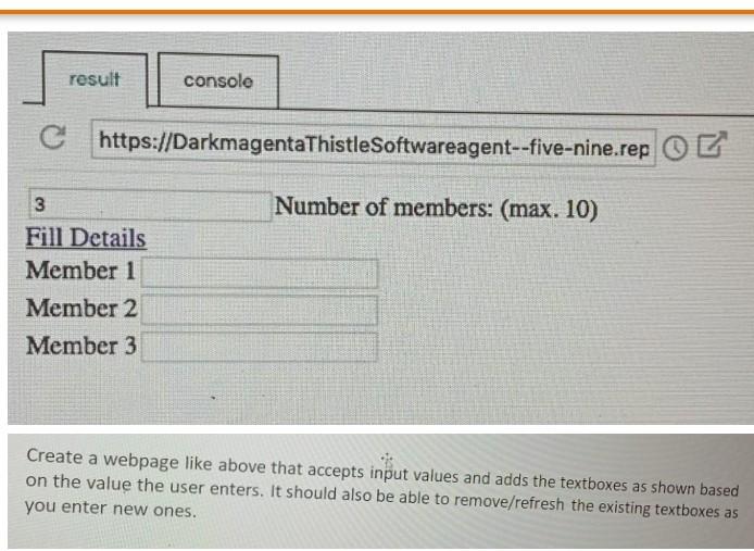 Solved write a code in html and java script from the above | Chegg.com