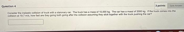 Solved Consider the inelastic collision of truck with a | Chegg.com