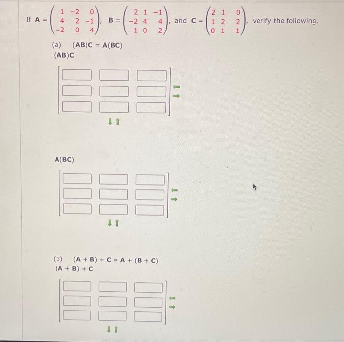 Solved A=⎝⎛14−2−2200−14⎠⎞,B=⎝⎛2−21140−142⎠⎞, and | Chegg.com