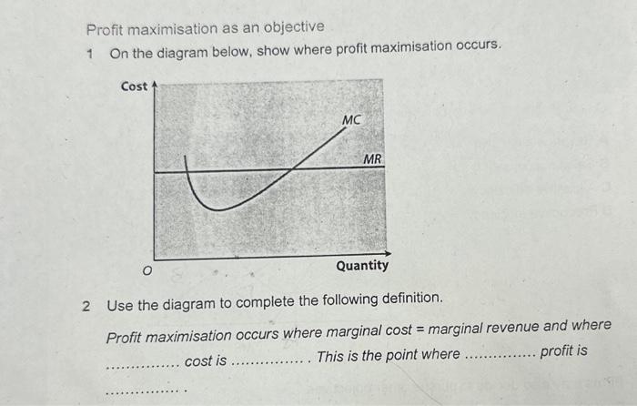 violation of profit maximisation objective