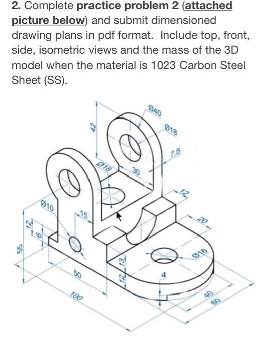 Solved 2. Complete practice problem 2 (attached picture | Chegg.com