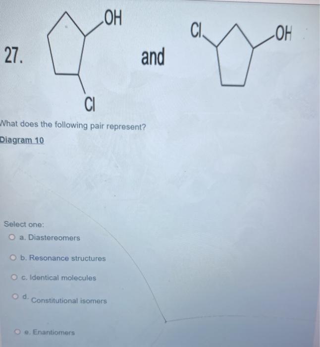 Solved What Is The Relationship Between The Two Structures? | Chegg.com