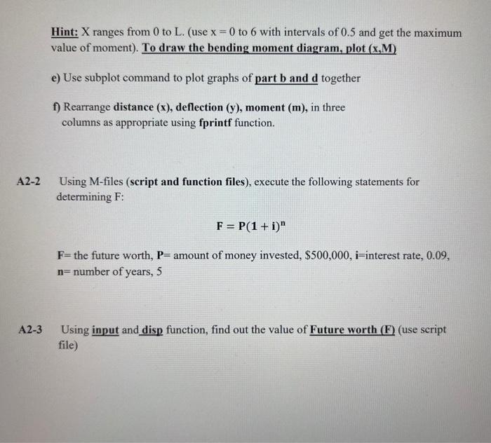 a) Create the following matrix and vector in the | Chegg.com