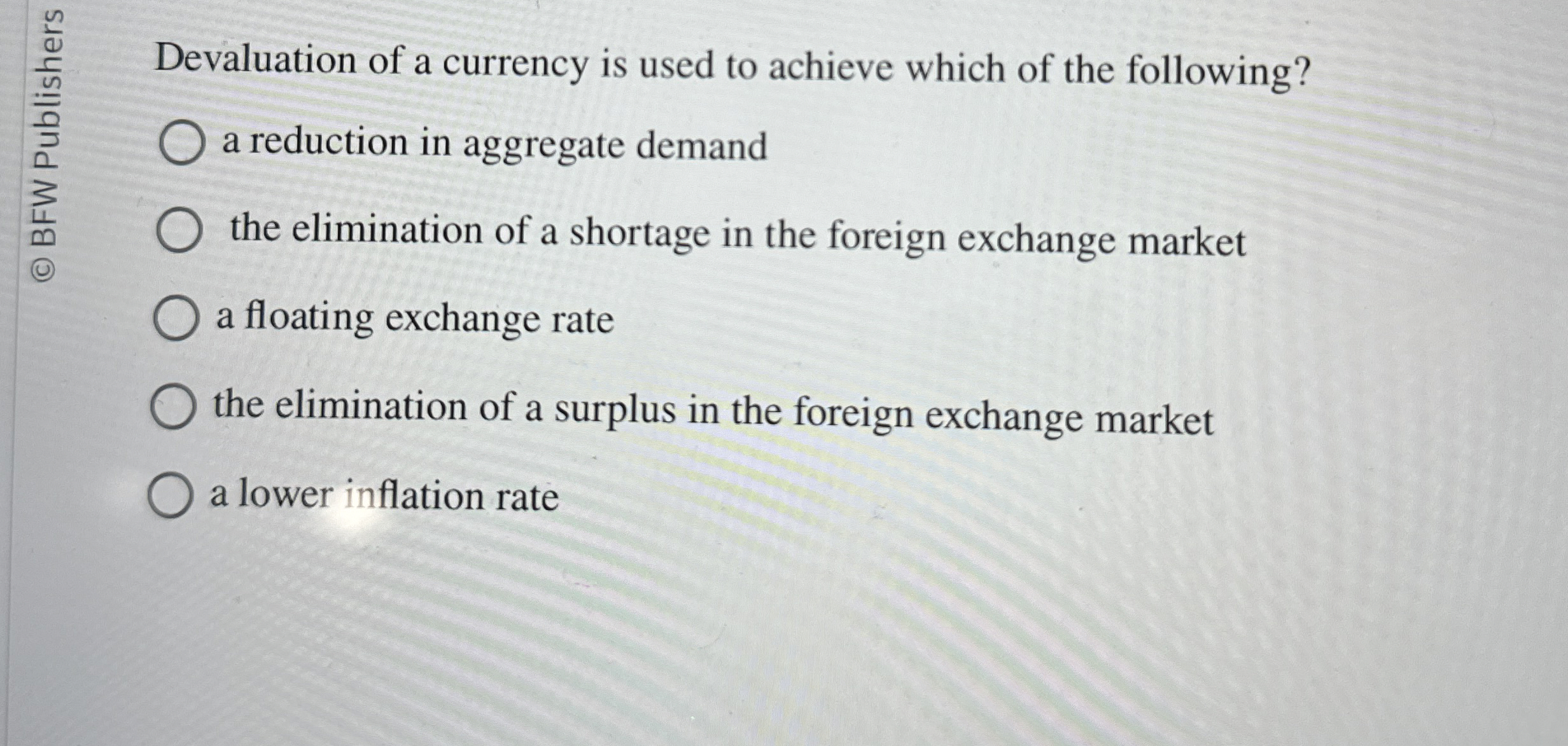 Solved 401500021n00Devaluation of a currency is used to | Chegg.com