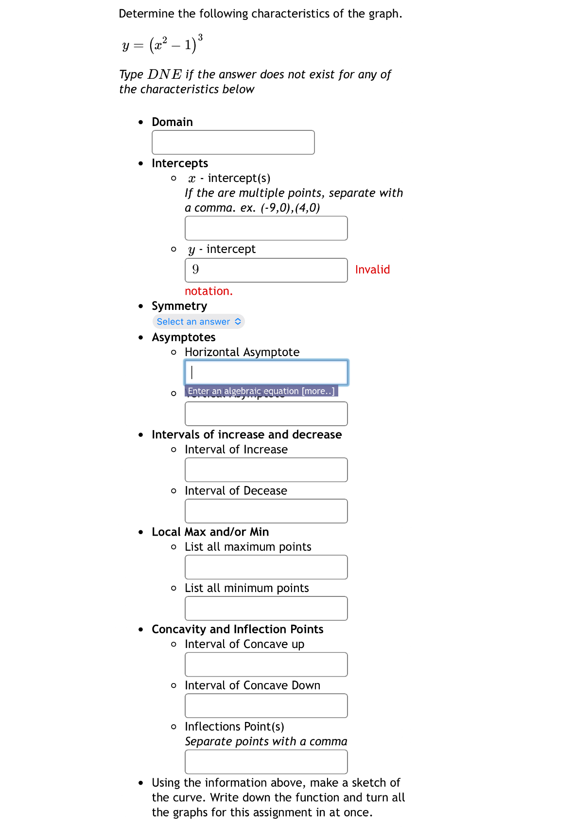 Solved Determine the following characteristics of the | Chegg.com