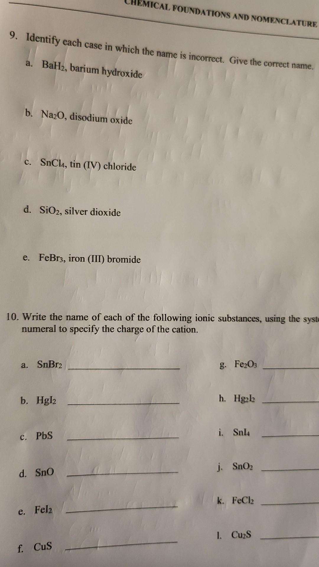 Solved identify each case in which the name is incorrect. | Chegg.com