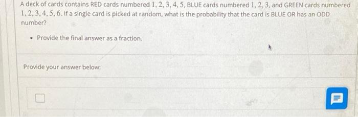 Solved A Deck Of Cards Contains RED Cards Numbered 1, 2, 3, | Chegg.com