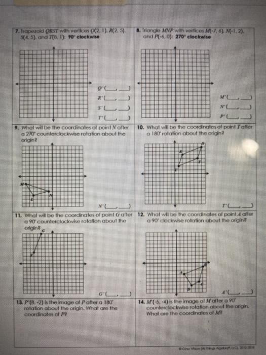 homework 3 rotations about the origin answer key