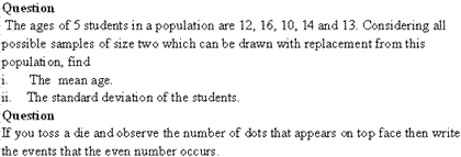 Solved The ages of 5 students in a population are 12, | Chegg.com