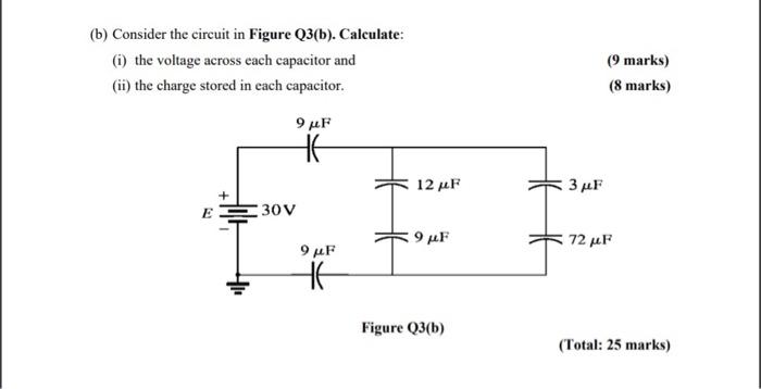 Solved (b) Consider The Circuit In Figure Q3(b). Calculate: | Chegg.com