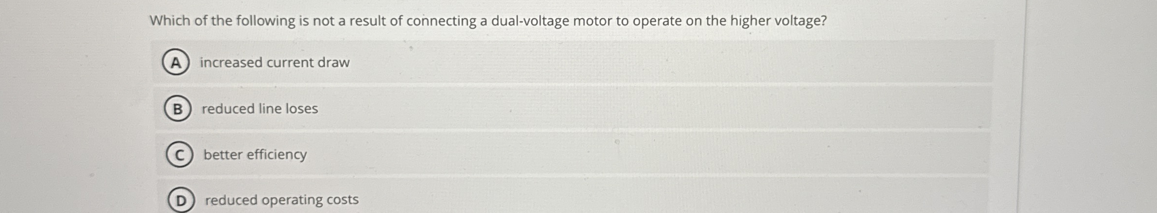 Which of the following is not a result of connecting | Chegg.com