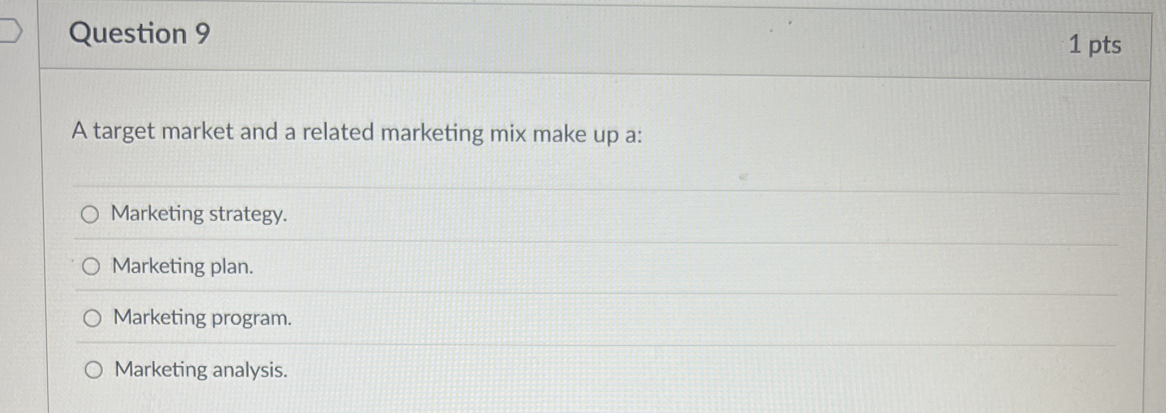 Solved Question 91 ﻿ptsA target market and a related