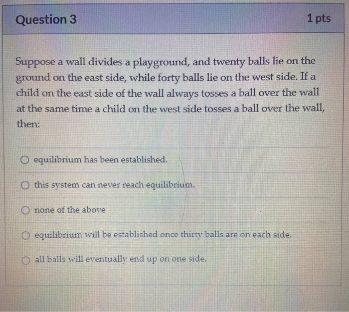 Solved Question 2 1 pts Which of the following is TRUE for a | Chegg.com