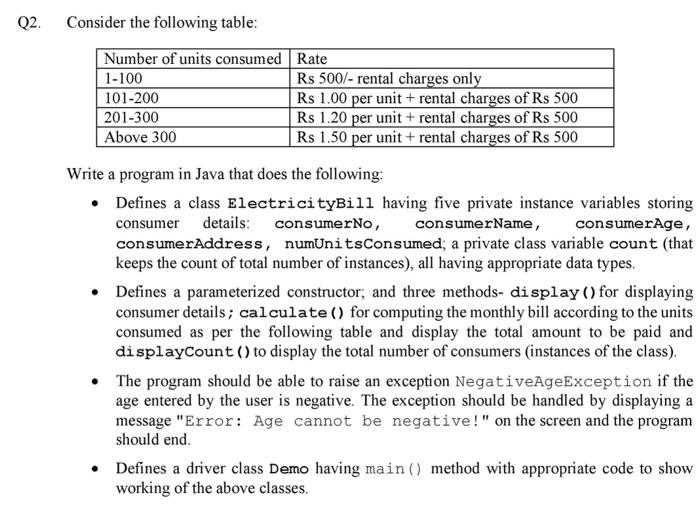 Solved Subject:- Programming in JavaNote:- Please solve | Chegg.com