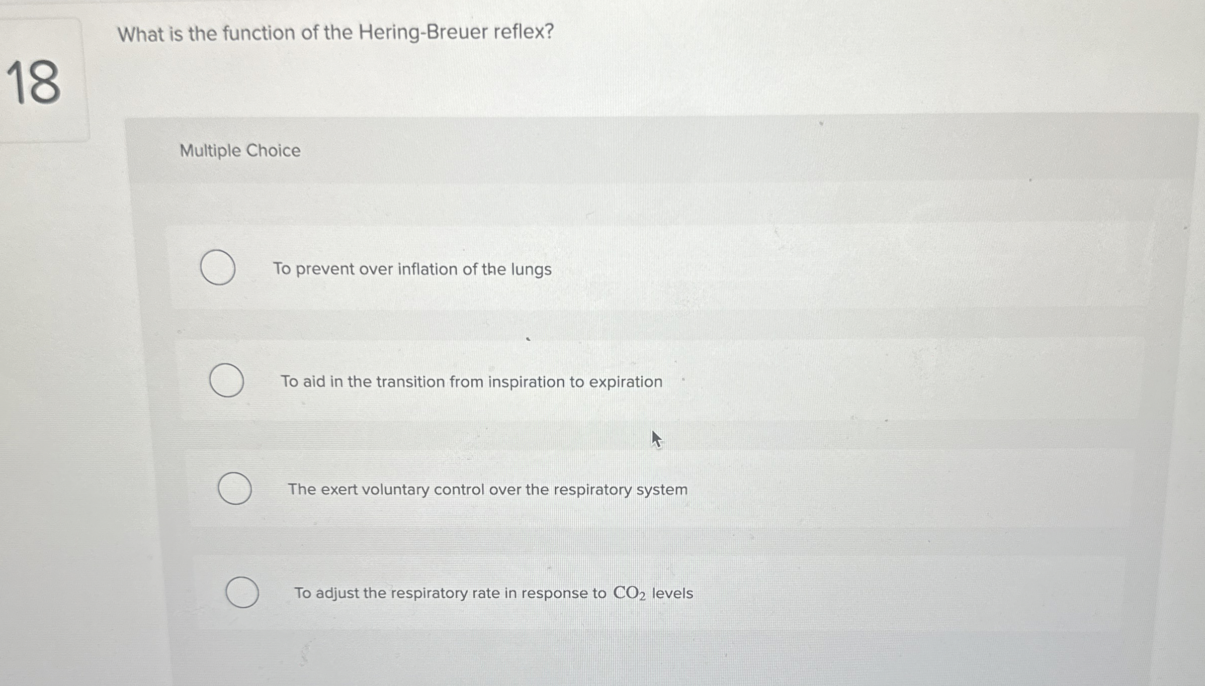 Solved What is the function of the HeringBreuer