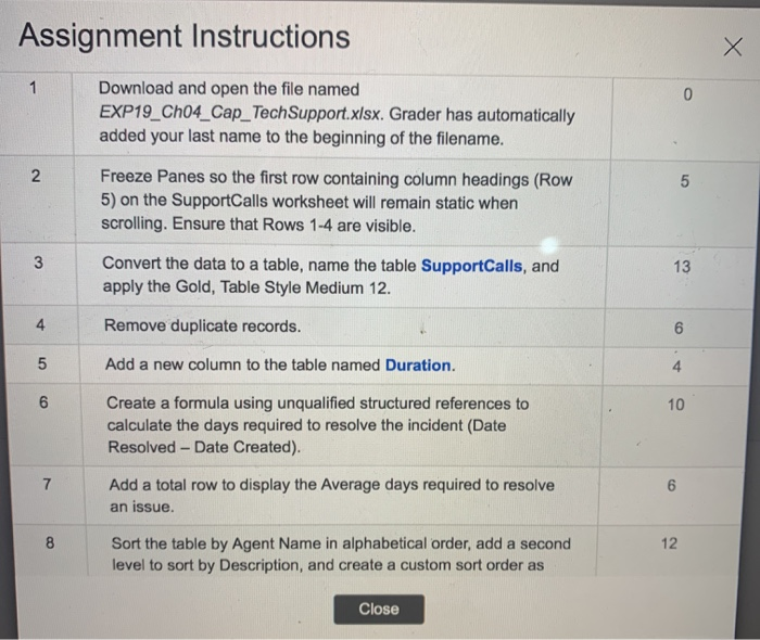 Assignment Instructions X 1 0 Download and open the Chegg