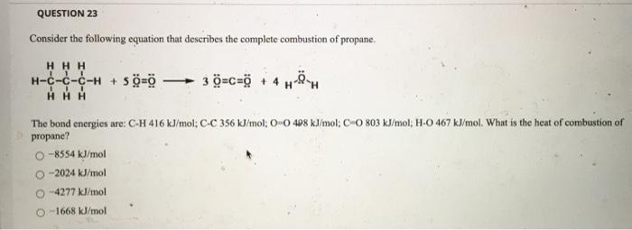 Solved Question 23 Consider The Following Equation That D Chegg Com