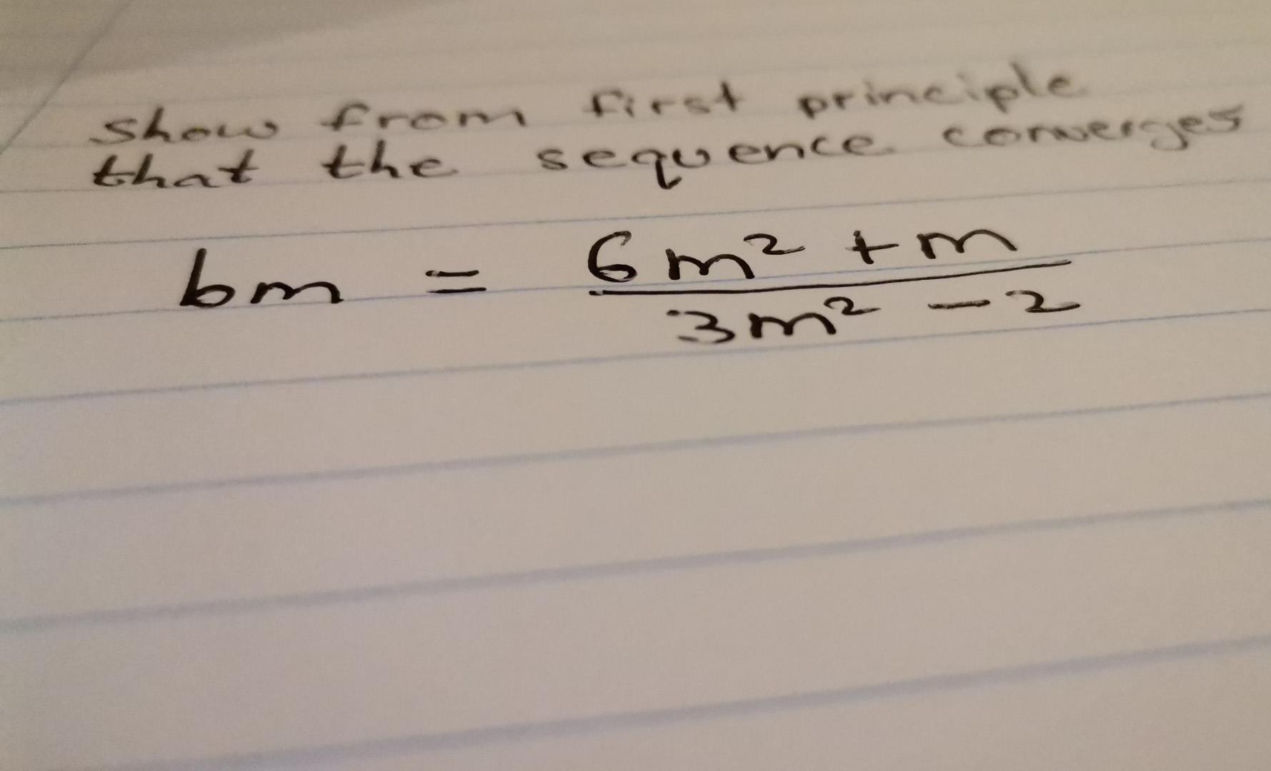 Solved That The Sequence Corwerges 6m 3m2 26m2 m Chegg solved-that-the-sequence-corwerges-6m-3m2-26m2-m-chegg